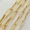 14k Paperclip Style Necklace - Image 2